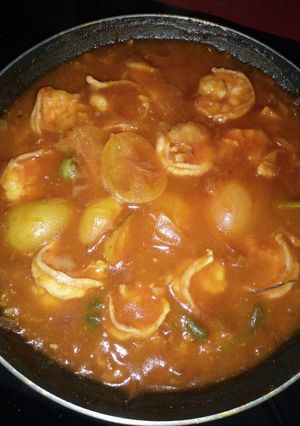 Foto resep Udang Saus Padang "ga pake amis"