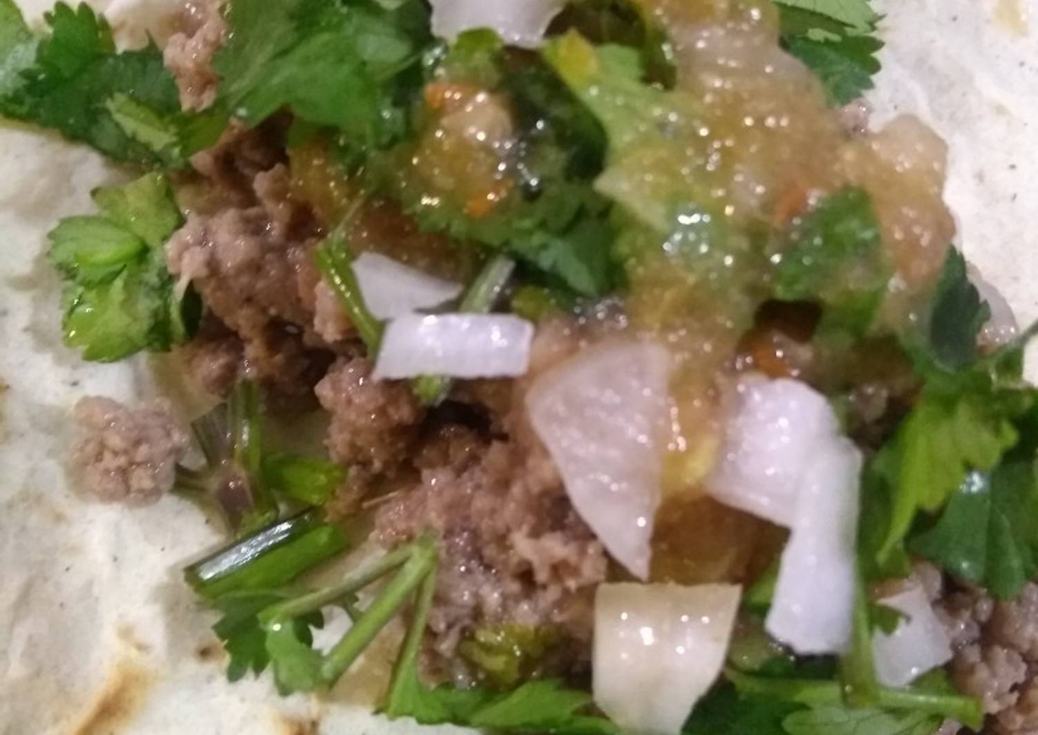 Tacos de carne molida! Receta de Alma Patricia Reséndiz Cookpad