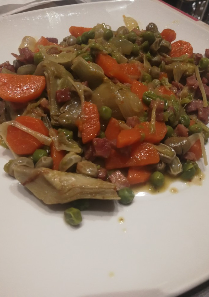 Una foto de Verduras salteadas