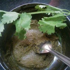A picture of Coriander chutney.