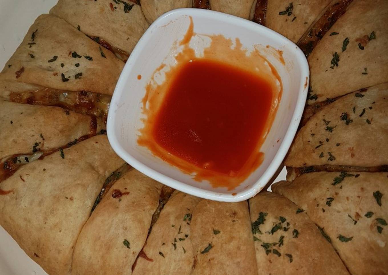 Chicken brunch ring