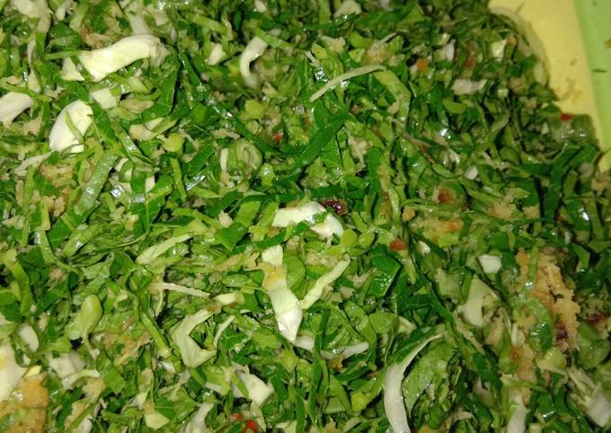 Resep: Urap mentah / Rawis Untuk Pemula