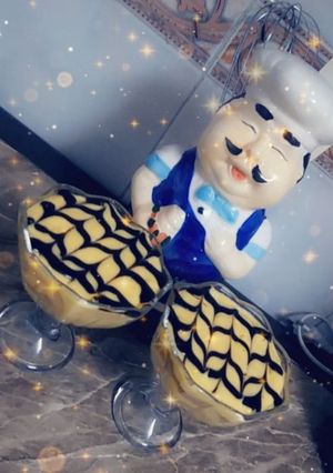 صورة لوصفة كريم كراميل بالشوكولاته