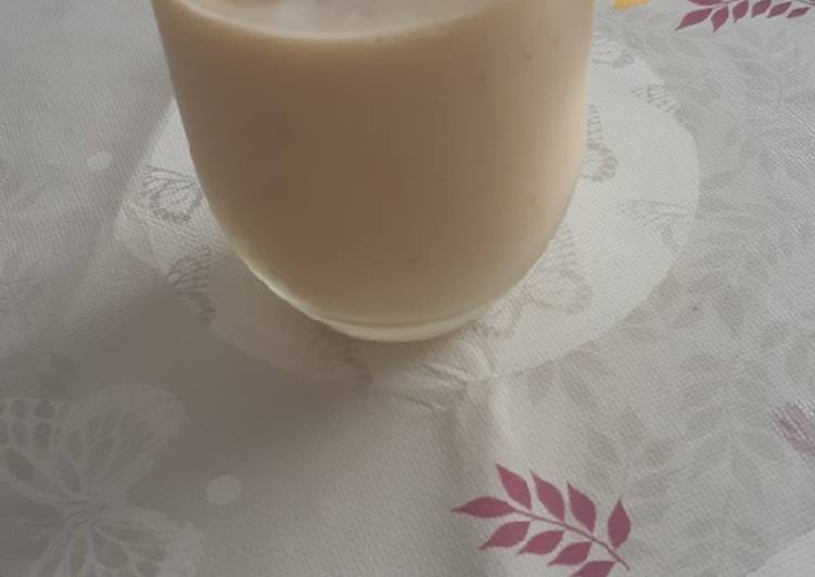 Smoothie de fruta y yogurt