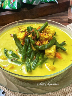 Foto resep Sayur Santan Kacang Panjang Tempe