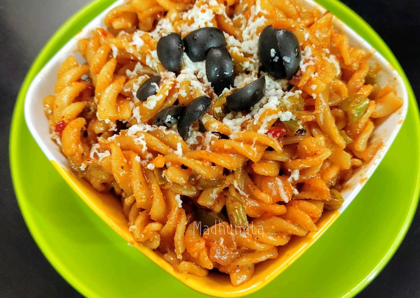 Fusilli Masala Pasta