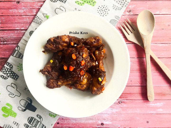 Resep Ayam Pedas Hitam Manis Enak