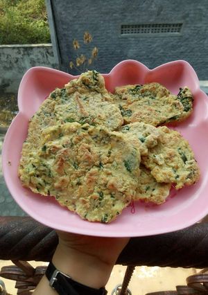 Foto resep Omelet tahu tempe untuk diet, no oil no salt no butter, MUDAH
