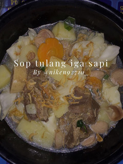 Foto resep Sop Tulang Iga Sapi