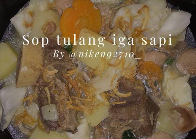 Sop Tulang Iga Sapi