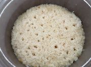 Una foto de arroz de grano