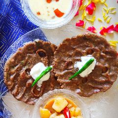 A picture of Singhara Thalipeeth For Vrat (Shingadyache Thalipeeth).
