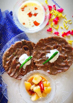 A picture of Singhara Thalipeeth For Vrat (Shingadyache Thalipeeth).