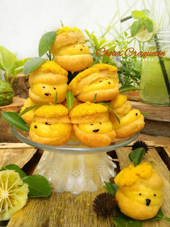Foto resep Choux Craquelin, dengan vla jeruk purut