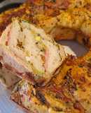 Rosca salada rellena