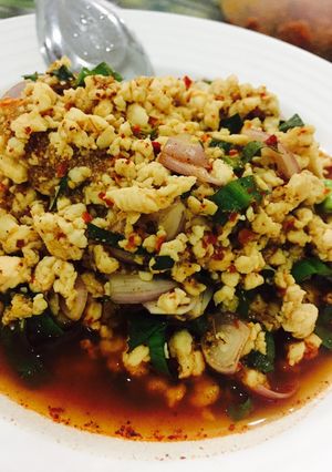 รูปของ ลาบอกไก่ แอบคลีนเบาๆ