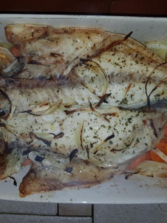Una foto de Dorada al horno