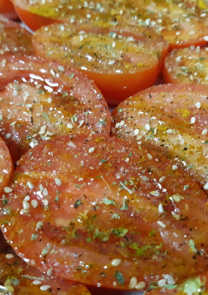 Una foto de Tomates asados