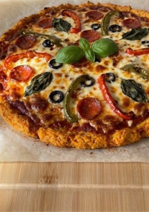 Una foto de Pizza de Zanahoria