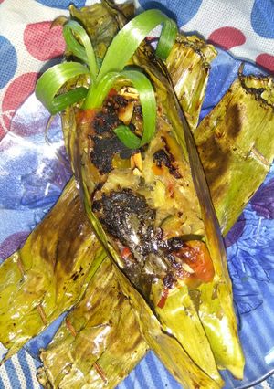 Foto resep Pepes peda mangga muda
