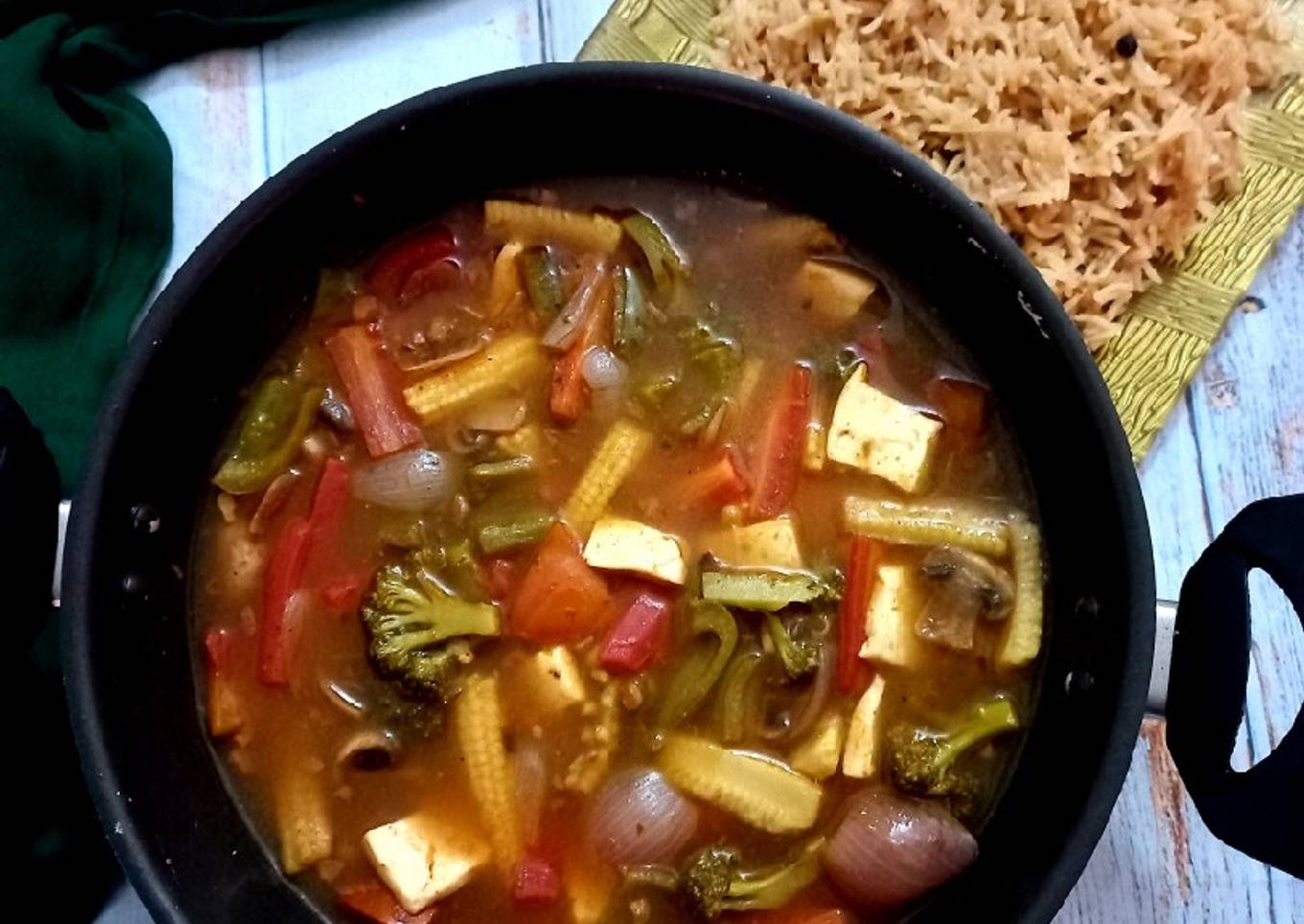 Veggies chinese curry
