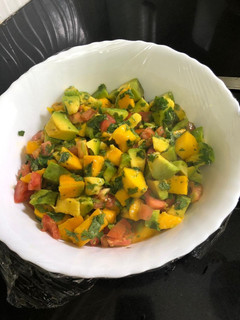 A picture of Mango-Avocado Salsa.
