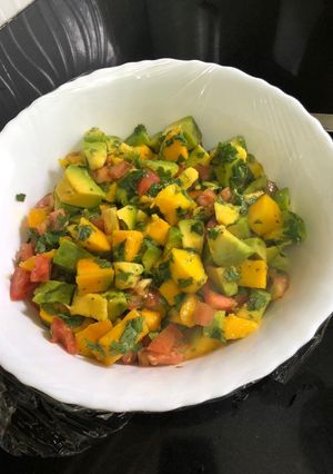 A picture of Mango-Avocado Salsa.