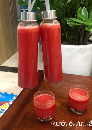 Hình của món Nước ép dưa hấu giải nhiệt.