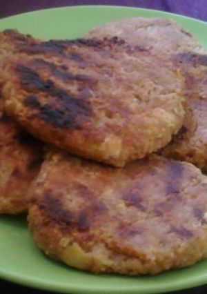 Una foto de Hamburguesas de berenjena 