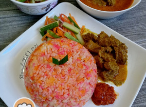 Gambar Nasi Minyak & Gulai Daging Terengganu