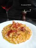 Risotto alla zucca con speck e scamorza