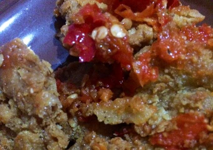 Cara Gampang Menyiapkan Telur crispy geprek bikin mewek yang Bikin Ngiler