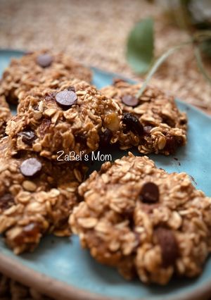 Foto resep ❤️ Banana Cookies (tanpa Tepung & Gula), cemilan sehat