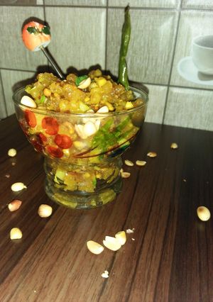 A picture of Sabudana Khichdi/Tapioca Khichdi.