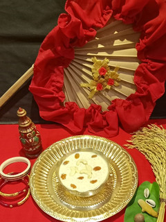 A picture of Date Palm Jaggery Rice Kheer.