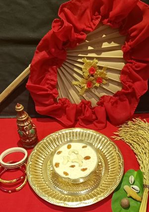 A picture of Date Palm Jaggery Rice Kheer.