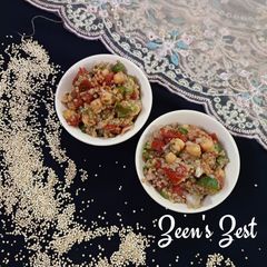 A picture of Quinoa and Chickpea Salad.