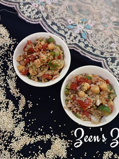 A picture of Quinoa and Chickpea Salad.