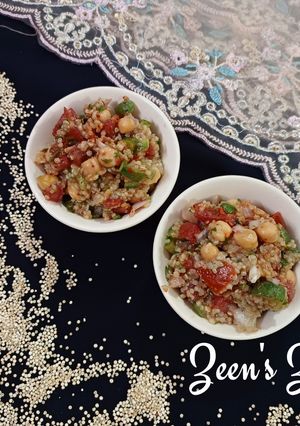 A picture of Quinoa and Chickpea Salad.