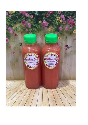 Foto resep Diet Juice Watermelon Rose Apple Papaya Apple