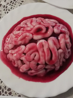 Una foto de Tarta Cerebro para Halloween
