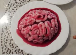 Foto principal de Tarta Cerebro para Halloween