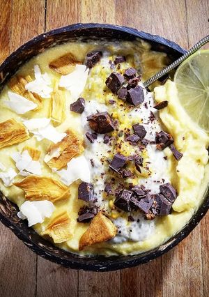 Une photo de ZUCCHINI'CECREAM TROPICAL & SON PUDDING DE CHIA MANGUE PASSION