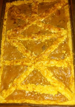 Una foto de Pastaflora De Batata con chocolate