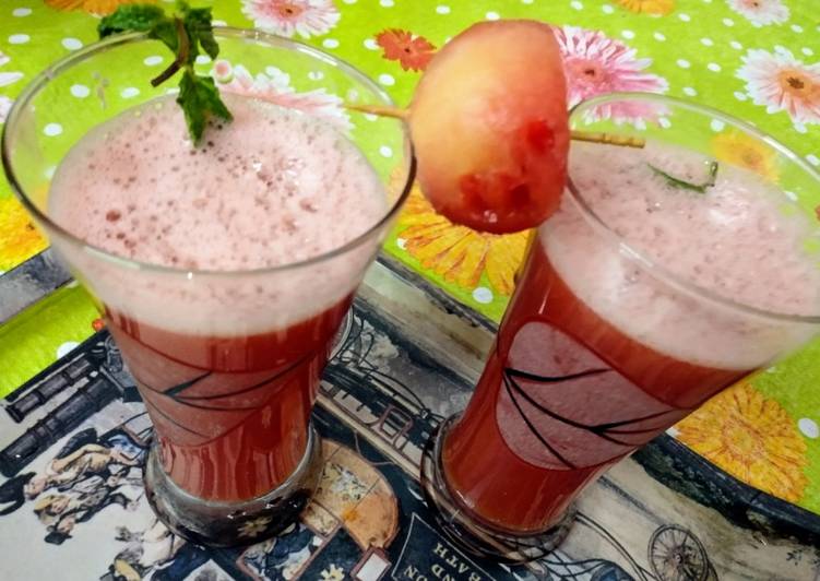 Step-by-Step Guide to Prepare Super Quick Homemade Watermelon mint juice