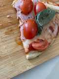Pizzeta con tortilla árabe