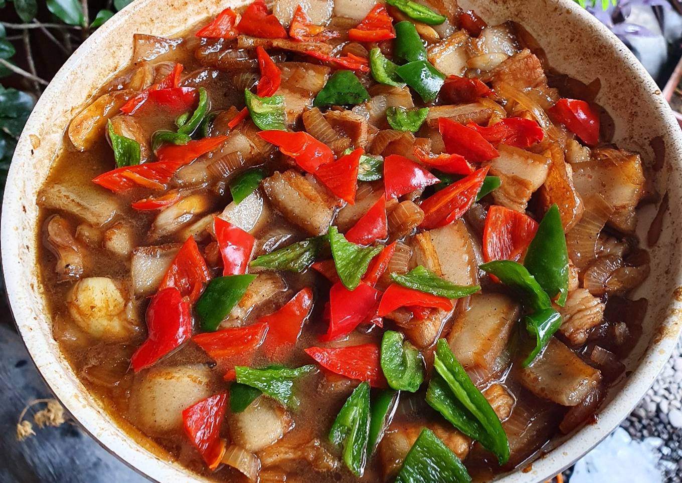 Lemak Babi Saus Inggris