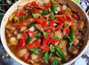 Foto resep Lemak Babi Saus Inggris