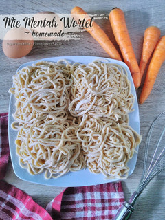 Foto resep Mie Mentah Wortel (HomeMade)