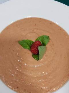 Una foto de Crema de tomate picante